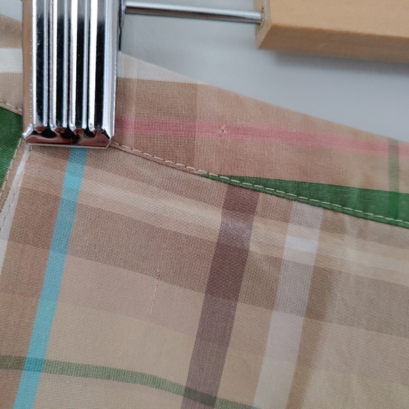 Tommy Hilfiger Silk Pleated Skirt Plaid Size 10 - Picture 15 of 16